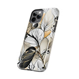 Neutral Autumn Leaves Fall Vibes Tough Phone Cases!