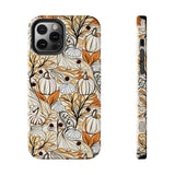 Fall Trees and Pumpkins Tough Phone Cases! Fall Vibes!