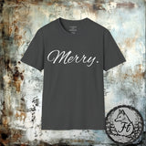 Merry Period Christmas Unisex Graphic Tees! Winter Vibes! All New Heather Colors!!!