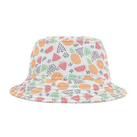 Fruit Medley Farmers Market Inspired Unisex Bucket Hat! Free Shipping! Made in The USA!