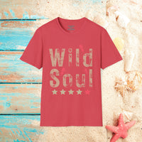 Wild Soul Lightning Bolt Unisex Graphic Tees! Summer Vibes! All New Heather Colors!!! Free Shipping!!!