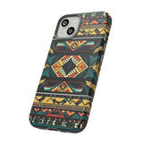 Black Aztec Tough Cases! Cellphone Cases! Multiple Sizes Available! Apple iPhone, Samsung Galaxy, and Google Pixel devices!