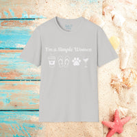 I'm a Simple Women Unisex Graphic Tees! Summer Vibes! All New Heather Colors!!! Free Shipping!!!