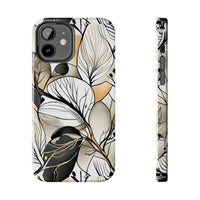 Neutral Autumn Leaves Fall Vibes Tough Phone Cases!