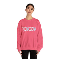 Valentines Day Sweatshirt Xoxo Disco Coquette/Back Printed