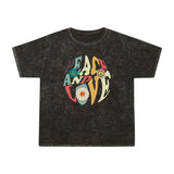 Peace and Love Boho Distressed Unisex Mineral Wash T-Shirt! New Colors! Free Shipping!!!
