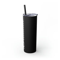 Custom Name Personalized Tumblers Skinny Tumbler with Straw, 20oz! Cursive Writing Option!