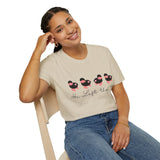 Valentines Day Pink Sheep He Left The 99 Unisex Graphic Tee! All New Heather Colors!!! Free Shipping!!!