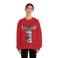 Valentines Day Giraffe Heart Unisex Sweatshirt! Plus Sizes Available!