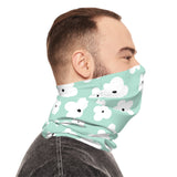 Pastel Green Floral Lightweight Neck Gaiter! 4 Sizes Available! Free Shipping! UPF +50! Great For All Outdoor Sports!