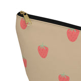 Strawberry Cream Accessory Pouch, Check Out My Matching Weekender Bag! Free Shipping!!!