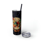 Your So Golden Butterfly Cow Printed Skinny Tumbler with Straw, 20oz! Multiple Colors!