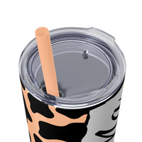 Mama Cow Printed Skinny Tumbler with Straw, 20oz! Multiple Colors! Mothers Day!