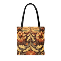 Scottish Thistle in Neutral Creamy Browns Fall Vibes Tote Bag!