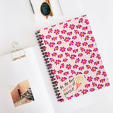 Be The Best Version of Yourself Pink Florals Journal! Free Shipping! Great for Gifting!