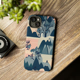 Pink and Blue Mountains Phone Cases! New!!! Over 40 Phone Sizes To Choose From! Free Shipping!!!