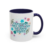 Beautiful Girl You Can Do Hard Things Mug! 11 oz/15 oz! Free Shipping! BPA Free! Microwave/Dishwasher Safe!