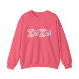 Valentines Day Sweatshirt Xoxo Disco Coquette/Back Printed