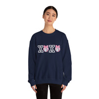 Valentines Day Sweatshirt Xoxo Disco Coquette/Back Printed