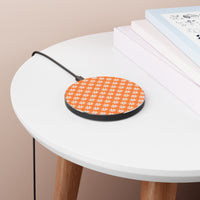Dusty Orange Daisy Wireless Phone Charger! Free Shipping!!!