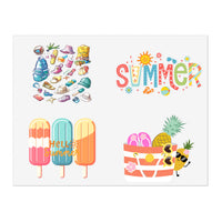 Summer Popsicles, Beach Tote, Pineapple Sticker Sheets! Free Shipping!