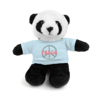 Peace Symbol Stuffed Animals! 6 Different Animals to Choose From! Free Shipping!