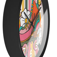 Boho Roller Derby Print Wall Clock! Perfect For Gifting! Free Shipping!!! 3 Colors Available!