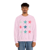 Starfish Medley Unisex Sweatshirt! Plus Sizes Available!