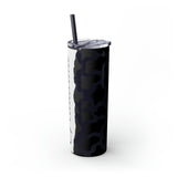 Grandma Cow Printed Skinny Tumbler with Straw, 20oz! Multiple Colors! Grandparent Vibes!