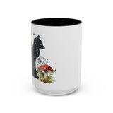 Mug - Fox Silhouette Mushroom Giftable Accent Coffee Mug (11, 15oz)