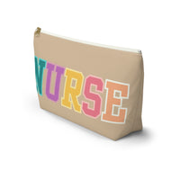 Rainbow Cream Nurse Accessory Pouch, Check Out My Matching Weekender Bag! Free Shipping!!!