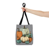 Pumpkin Stack Autumn Blues Fall Vibes Tote Bag!