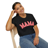 Valentines Day Mama Pink Heart Medley Unisex Graphic Tee! All New Heather Colors!!! Free Shipping!!!