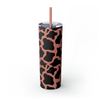 Grandma Cow Printed Skinny Tumbler with Straw, 20oz! Multiple Colors! Grandparent Vibes!