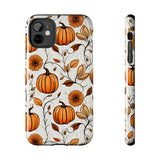 Vining Pumpkins Fall Vibes Tough Phone Cases!