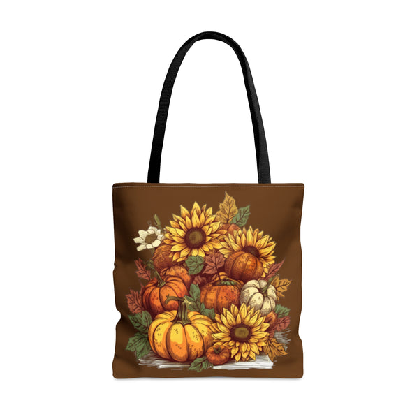Autumn Sunflower Bouquet Fall Vibes Tote Bag!