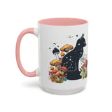 Mug - Fox Silhouette Mushroom Giftable Accent Coffee Mug (11, 15oz)