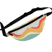Geo Waves Retro Unisex Fanny Pack! Free Shipping! One Size Fits Most!