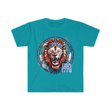 USA Lion 1776 Independence Day Unisex Graphic Tees!