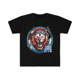 USA Lion 1776 Independence Day Unisex Graphic Tees!