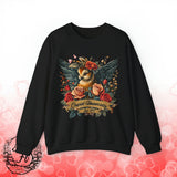 Valentines Day Cupid University Owl 1971 Unisex Sweatshirt! Retro! Plus Sizes Available!