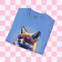 Retro Fox Graphic Tee! Ultra Soft! Free Shipping! Summer Vibes!