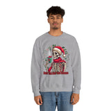 Have The day you Deserve Christmas edition Dead Inside Unisex Heavy Blend Crewneck Sweatshirt!