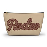 Cream Chocolate Rodeo Travel Accessory Pouch, Check Out My Matching Weekender Bag! Free Shipping!!!