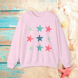 Starfish Medley Unisex Sweatshirt! Plus Sizes Available!