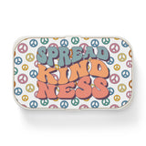 Spread Kindness Peace Symbol Bento Lunch Box! Free Shipping!!! Great For Gifting! BPA Free!