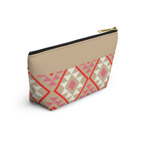 Wifey Pink Aztec Printed Travel Accessory Pouch, Check Out My Matching Weekender Bag! Free Shipping!!!