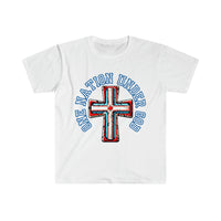 One Nation Under God USA Cross Independence Day Unisex Graphic Tees!