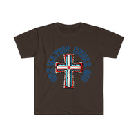 One Nation Under God USA Cross Independence Day Unisex Graphic Tees!