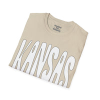 Kansas Groovy Unisex Graphic Tees! Summer Vibes! All New Heather Colors!!! Free Shipping!!!